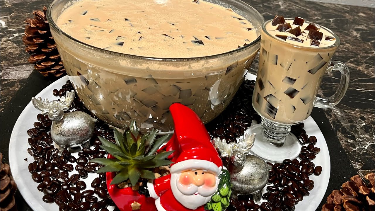 GELATINA DE KAHLUA Y CAFÉ NAVIDEŃA 🎅🎄