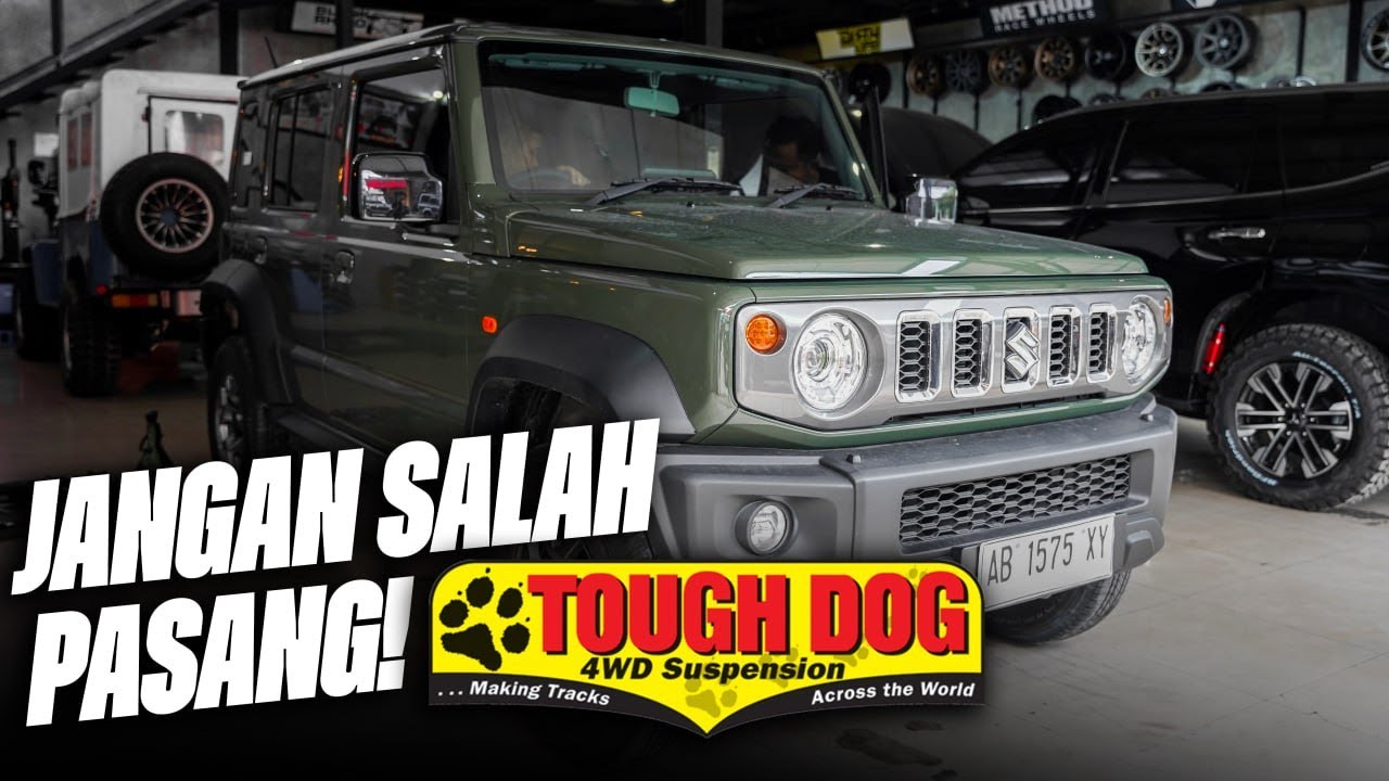 JIMNY JB 74 5 PINTU TIPS PEMASANGAN SUSPENSI TOUGH DOG #jimnyjb74