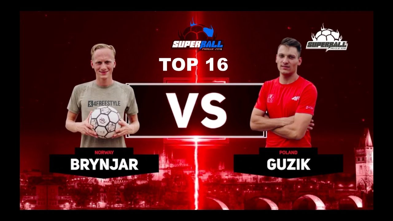 World Freestyle Football Championships ”SuperBall 2018”  - TOP16 Brynjar vs Guzik