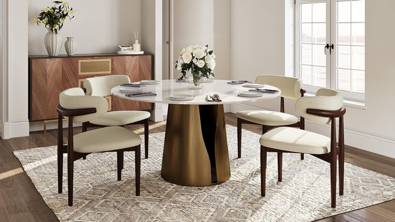 POVISON Round Dining Table Review &ndash; Is This the Best Modern Marble Table for Your Home?