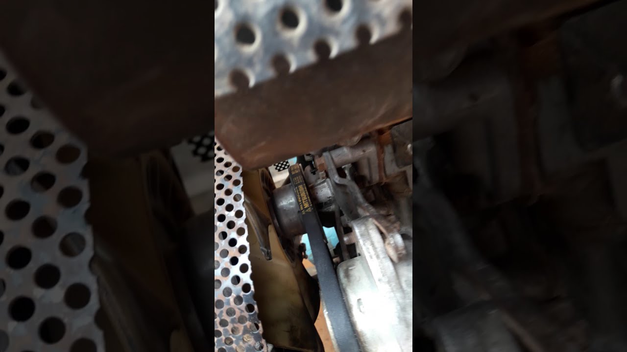 how to change radiator fan belt for the generator