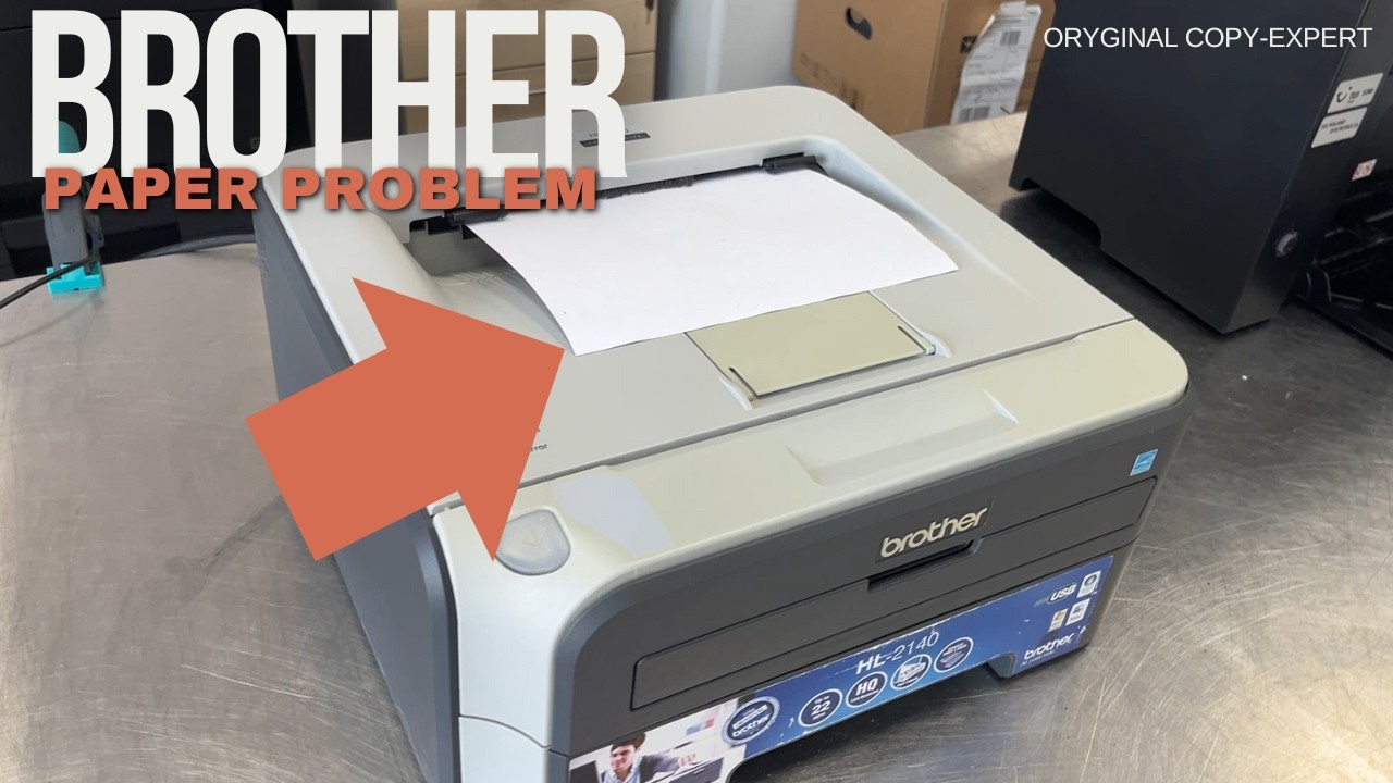 Brother HL-2140 – Jak usunąć zacięcie podajnika i podwójnego papieru?