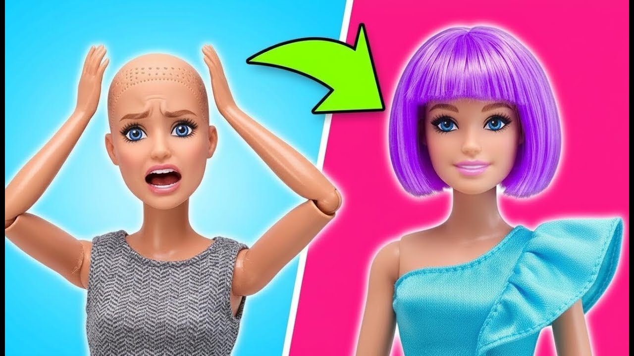Старые куклы, НОВЫЕ волосы! 💇✨ Полное преображение уличных артистов
