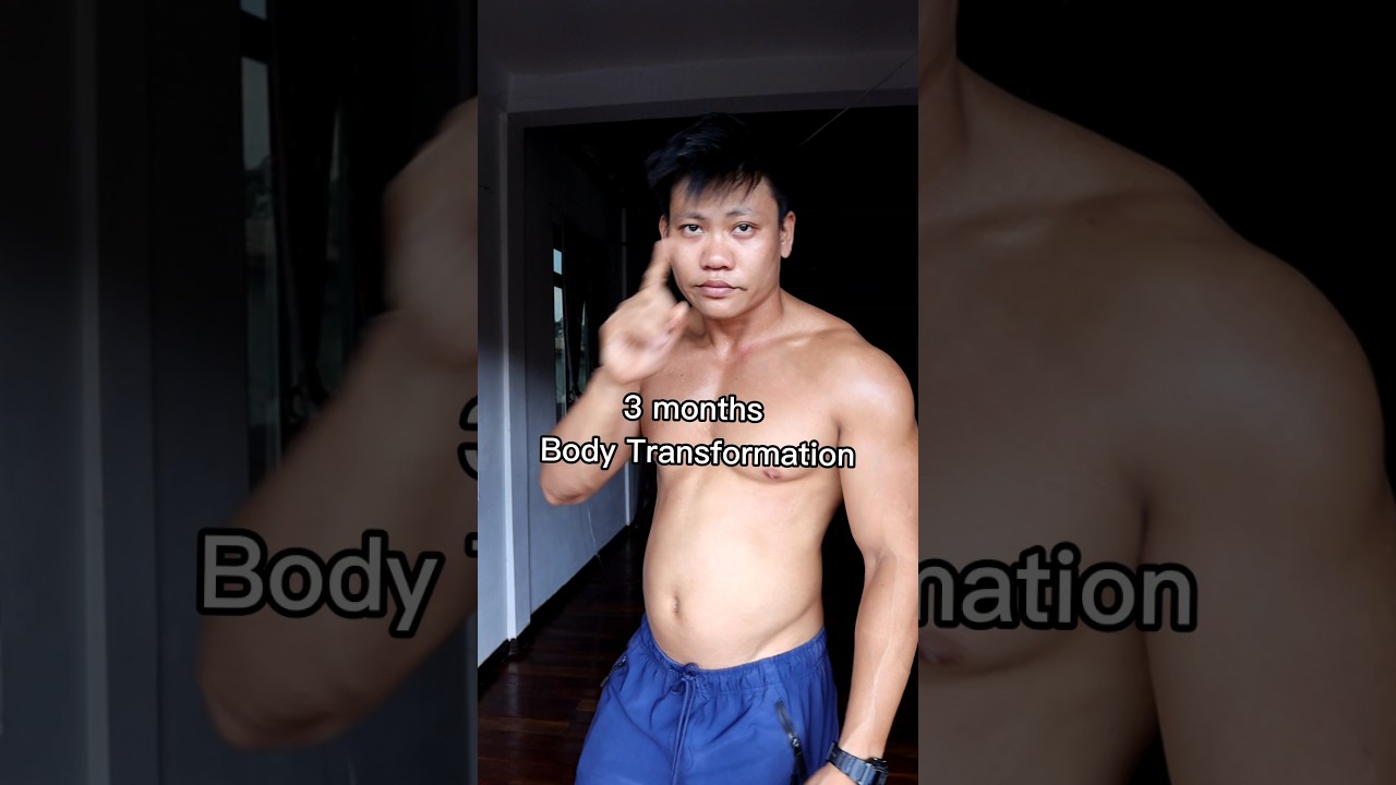 3 month transformation time-lapse #myanmar #fitness #bodybuilding