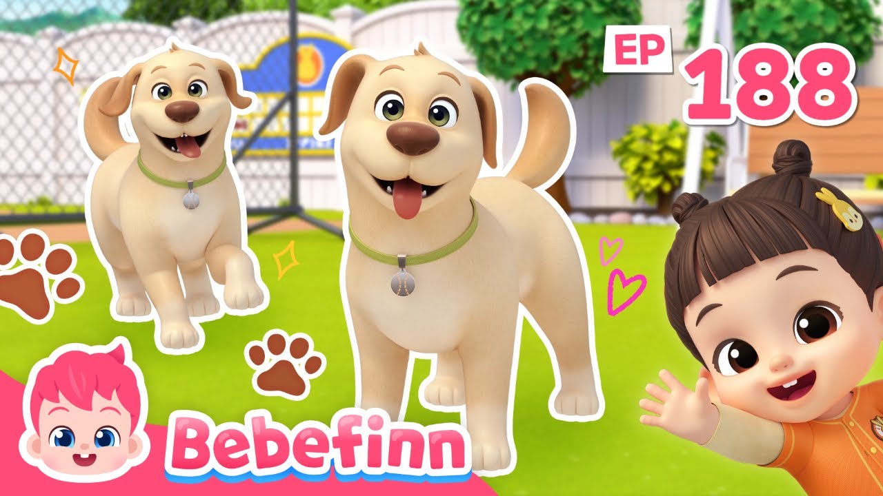 🐶 The Dog SongㅣEP188ㅣMinjee and MandooㅣBebefinn Nursery Rhymes for Kids