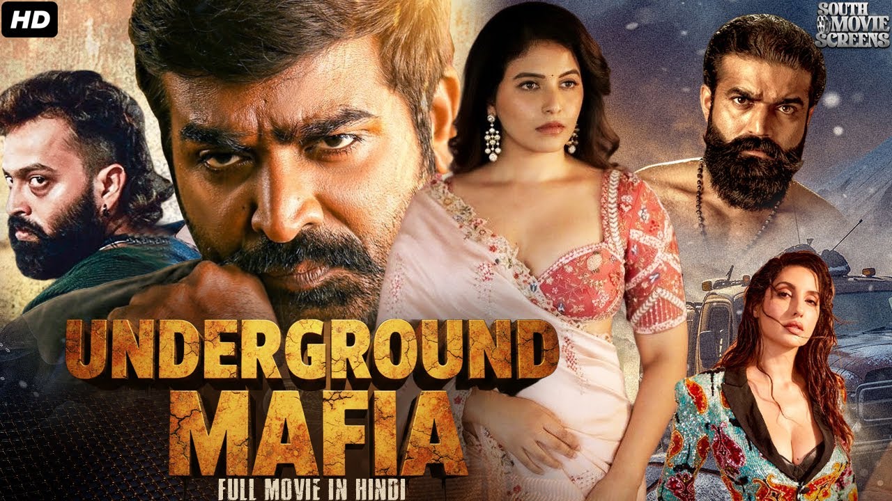 Vijay Sethupathi's UNDERGROUND MAFIA South Hindi Dubbed Movie | Anjali, Ashutosh Rana