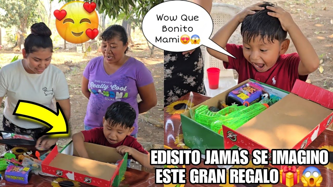 EDISITO Quedo Boca Abierta Al Abrir Su Gran Regalo😱😍Jamas Se Imagino Que Le Enviaran Todo Esto🫢