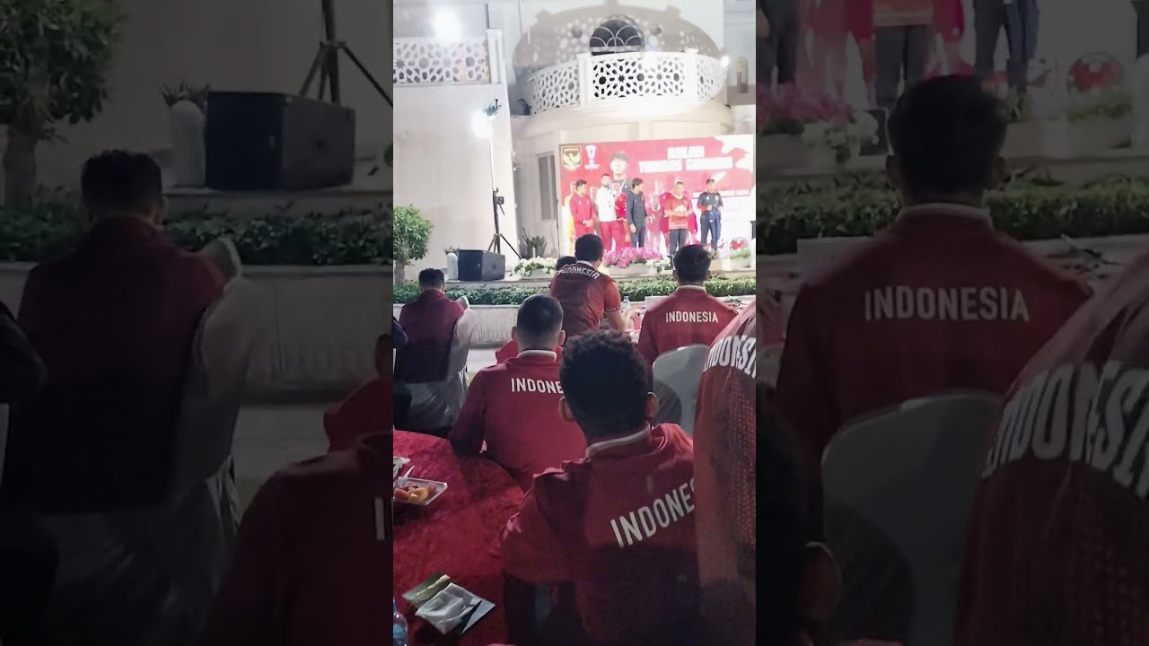 Dinner with timnas di wisma KBRI Doha Qatar