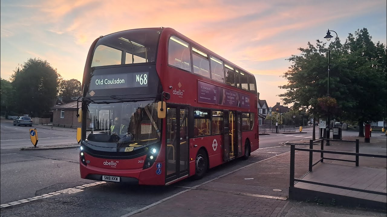 FRV: Night Route N68 | Tottenham Court Road-Old Coulsdon | ABL 2607 (SN18 KKW)