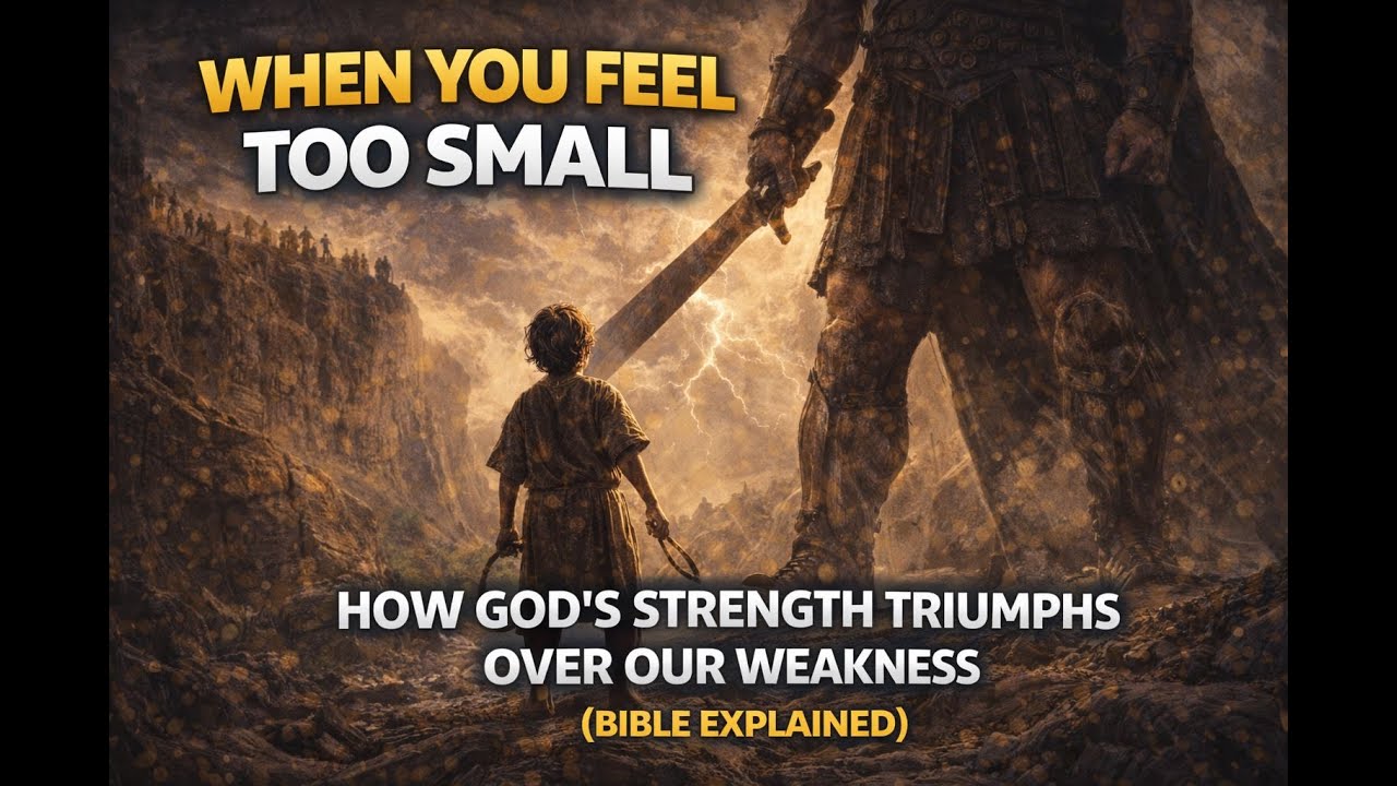 When You Feel Too Small | How God Uses the Weak to Do Great Things (Bible Explained)