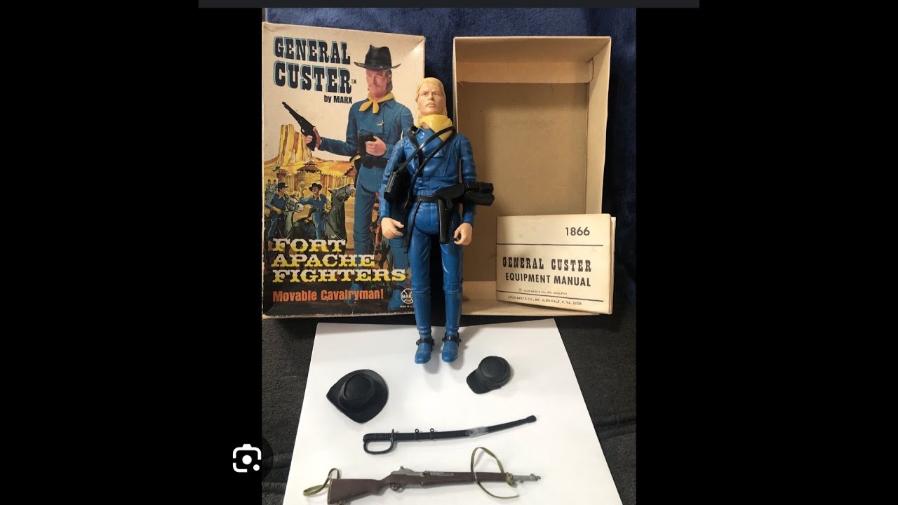 GENERAL CUSTER BEST OF THE WEST ACTION FIGURE