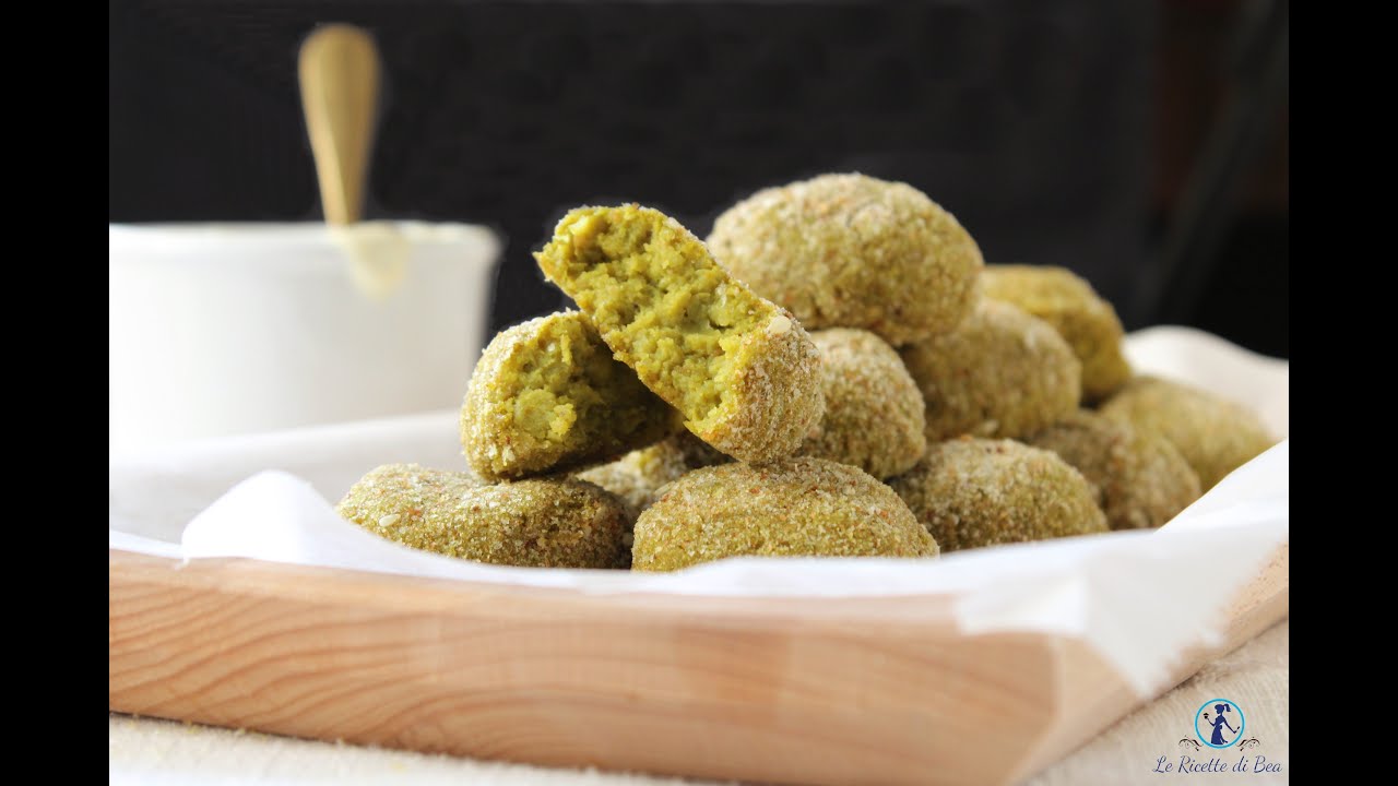Polpette di piselli senza patate e ricotta facili e veloci cotte al forno