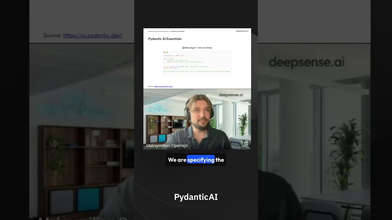 How to Build AI Agents Using #PydanticAI