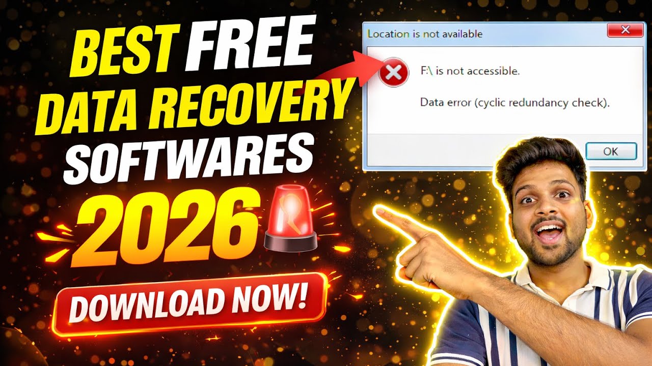 Best Data Recovery Software 2026 | Restore Unlimited Data For Free