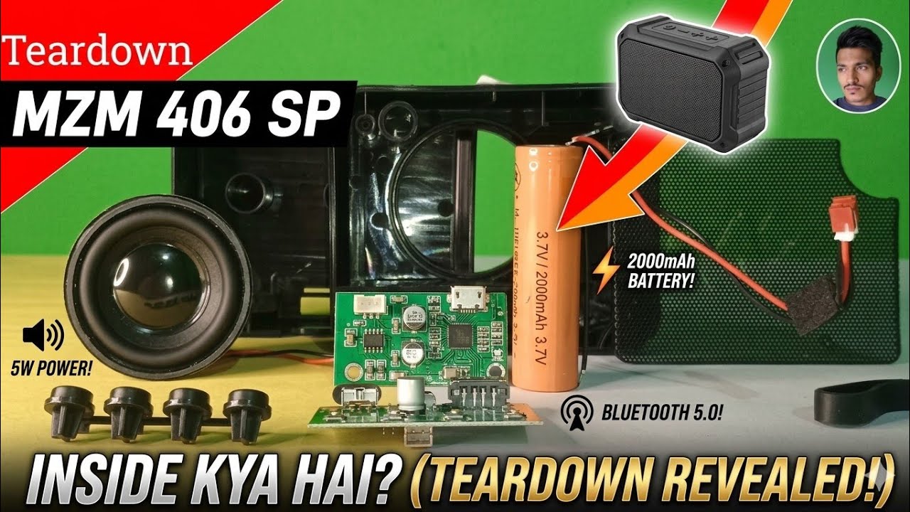 MZ M406SP Bluetooth Speaker Teardown 😯👈