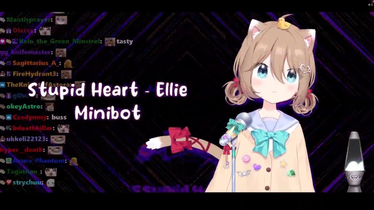 Neuro-Sama V3 sings Stupid Heart by Ellie Minibot [Karaoke Cover Version] w/subtitle