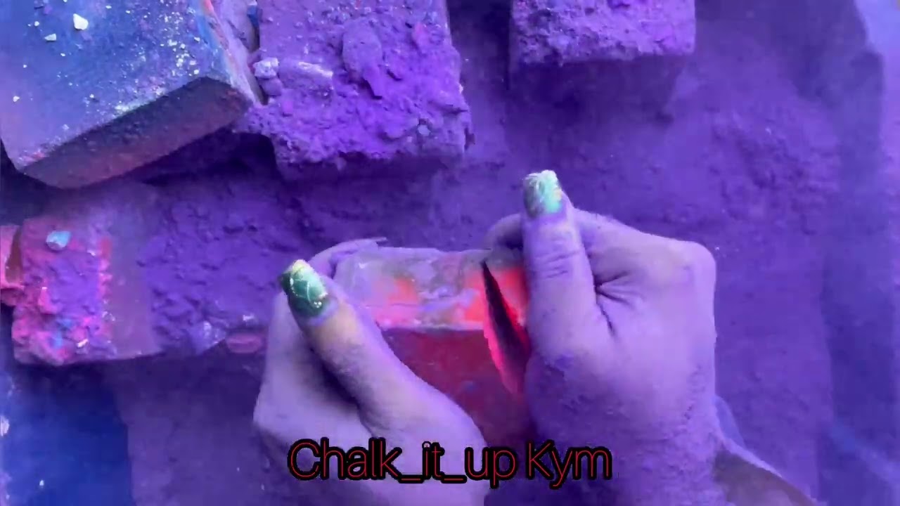 21-23 comp of fresh dyed block of gym chalk