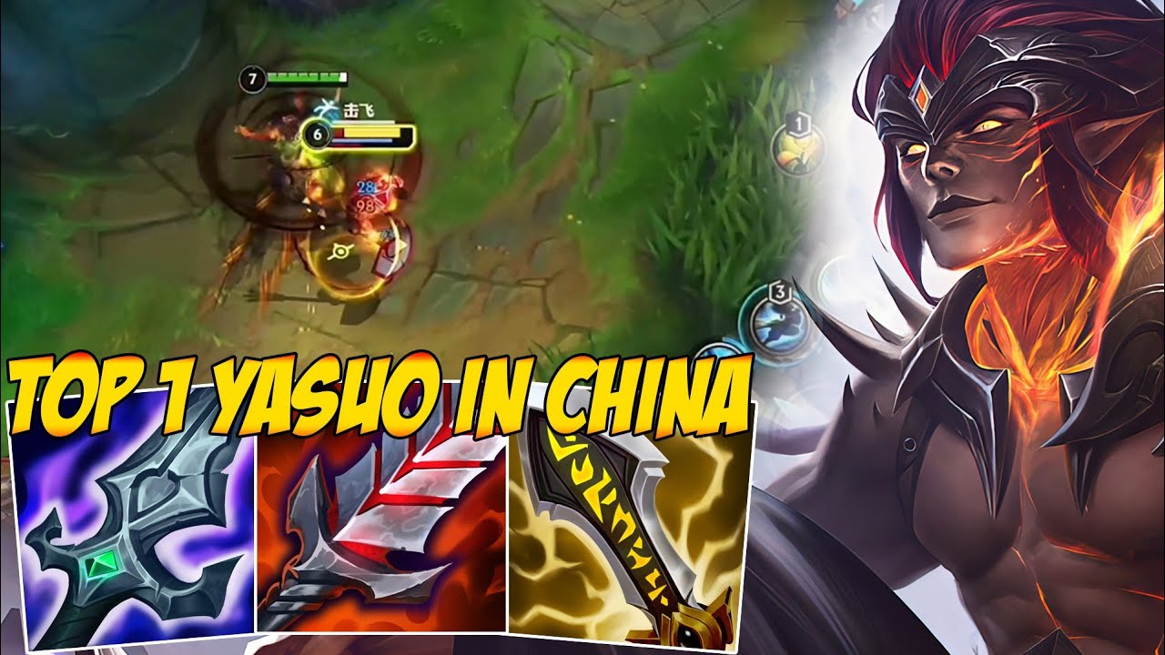 TOP 1 YASUO GAMEPLAY IN CHINA SERVER SEASON 11 - WILD RIFT