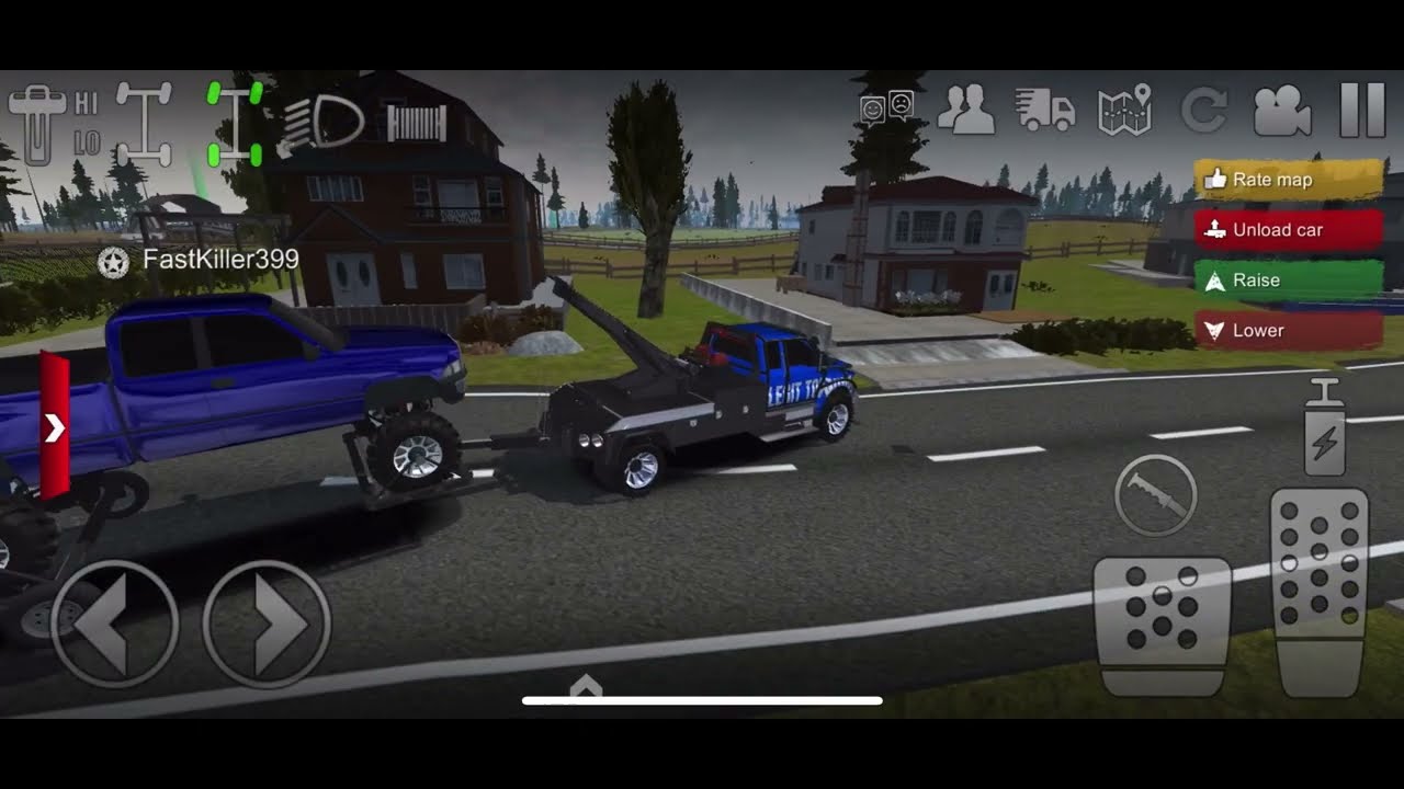 Offroad Outlaws: Did the TOW TRUCK fall off?? I tried towin people around for living | Full Gameplay