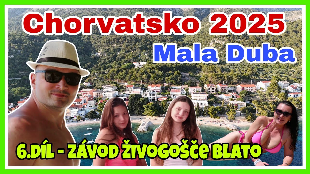 Rodinná dovolená Chorvatsko 2025 – 6.díl | Závod na paddleboardech vs pěšky do Živogošče Blato