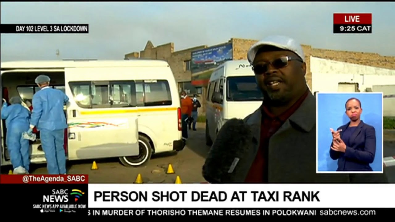 A taxi driver shot dead at a Cape Town taxi rank
