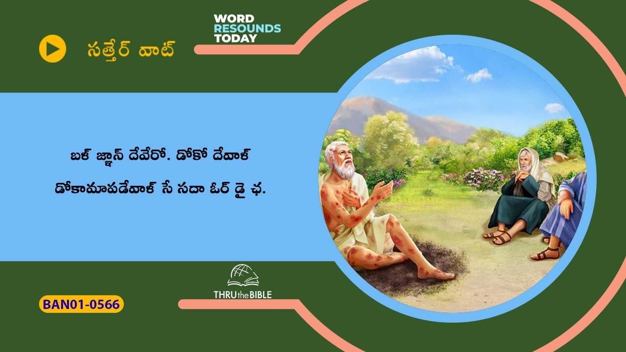# TTB # 0566 Job - Ch. 12 & 13 (Job Bible Study) Banjara Bible Study - Satter Wat