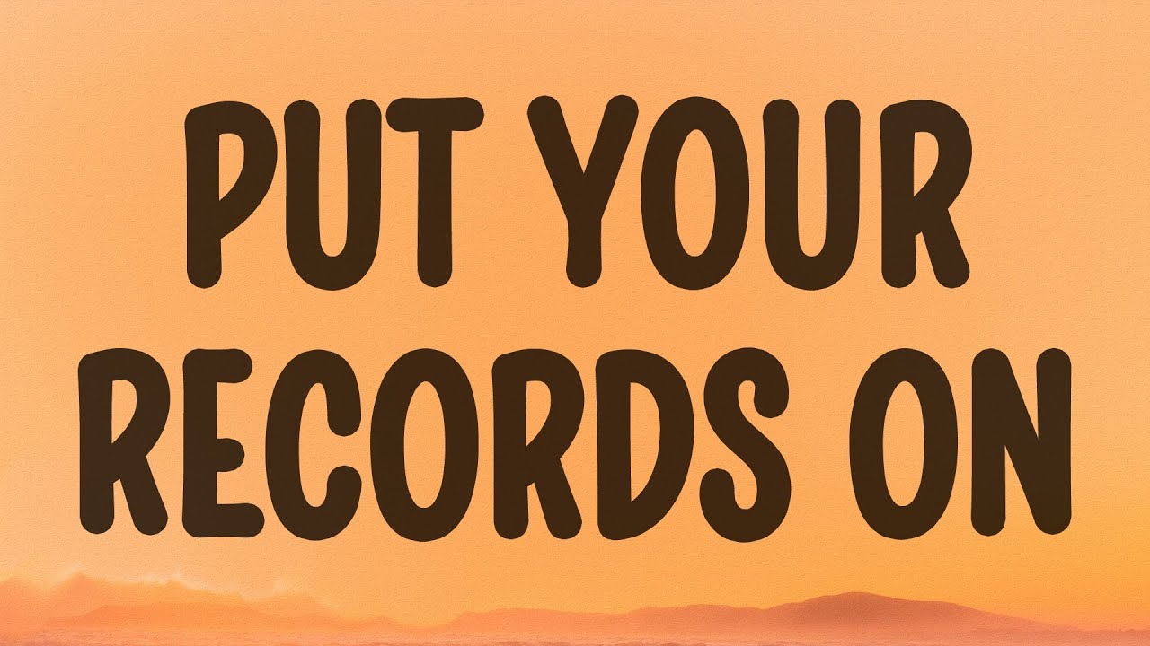 Corinne Bailey Rae - Put Your Records On (Lyrics)