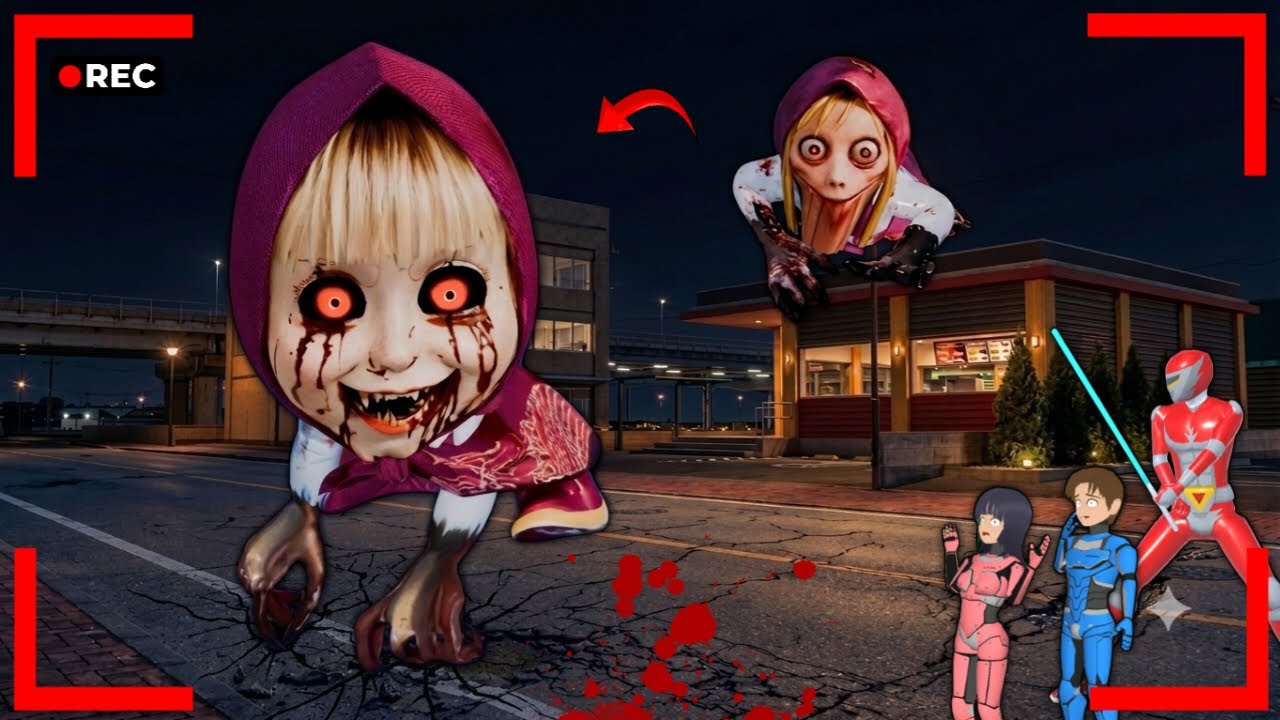 GIANT MASHA Suddenly Appeared in Front of U-Mart and Attacked Sakura City 😱🔥|Sakura School Simulator