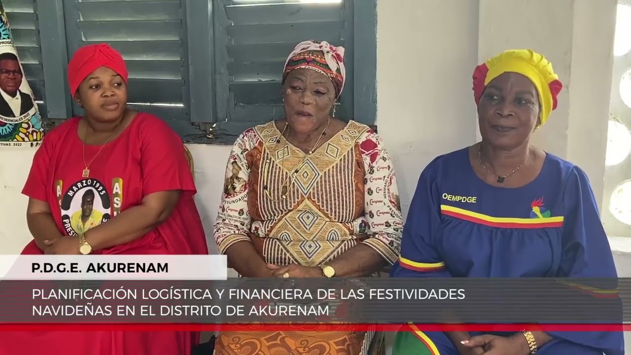 Reunión de comisión de seguimiento del PDGE de akurenam para la organización del reparto de víveres 