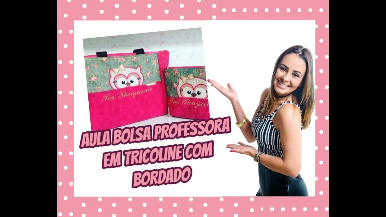 Bolsa Funcional para Professoras: Tricoline & Zíper | Costura Fácil