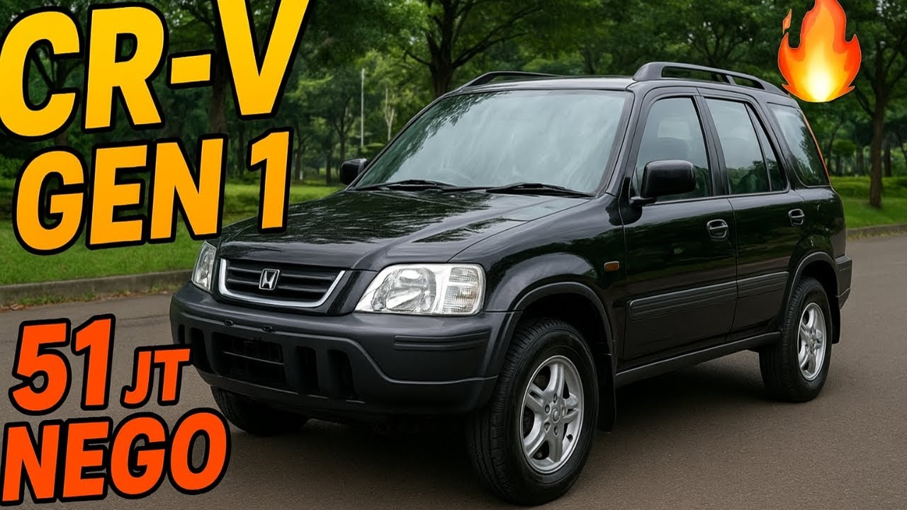 Honda CR V Gen 1 2001 – SUV Tangguh Legendaris, AC Dingin, Surat Lengkap, Harga 51 Jt Nego Halus!