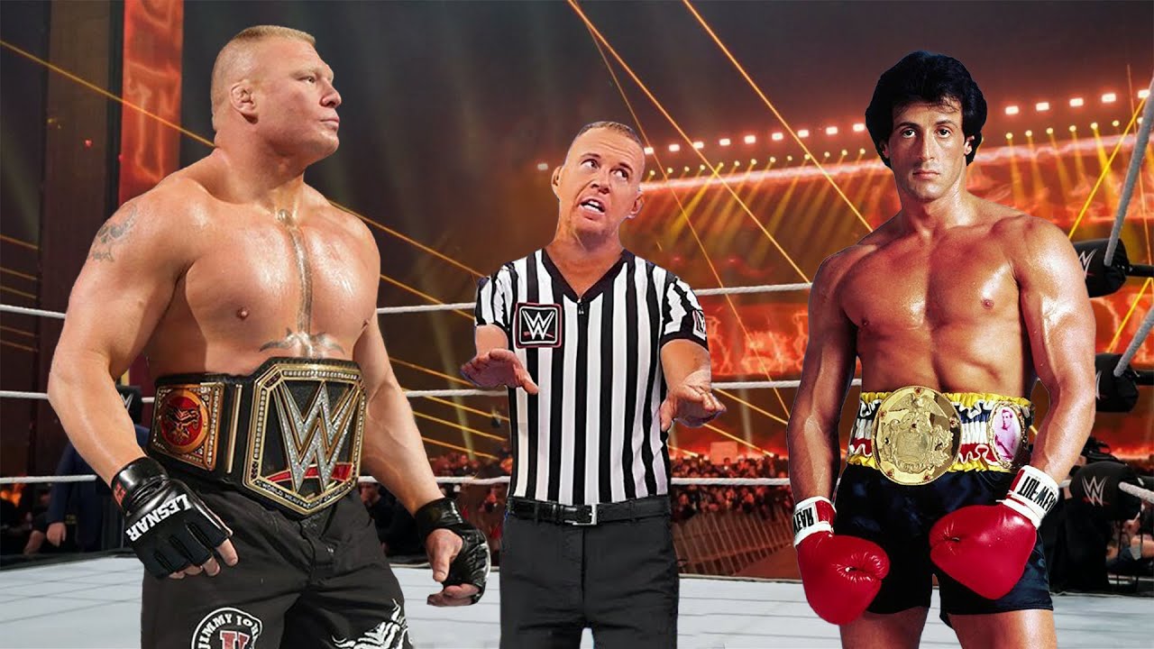 Full Match - Brock Lesnar vs Rocky Balboa - WWE Match 2024