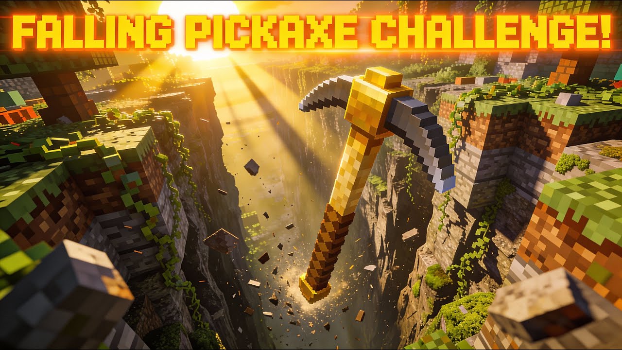 Falling Pickaxe! Can YOU Survive? 🔥 LIVE