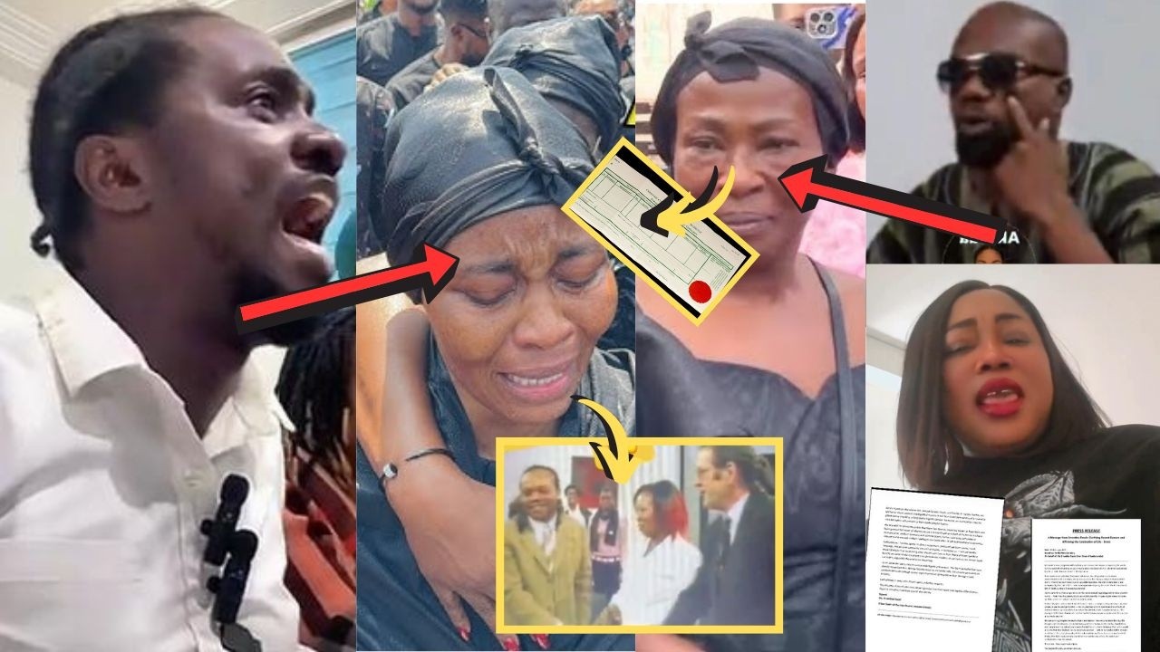 Odo broni in Téars after Akosua serwaa German Marriage Exist as Legal wives press conference expose.