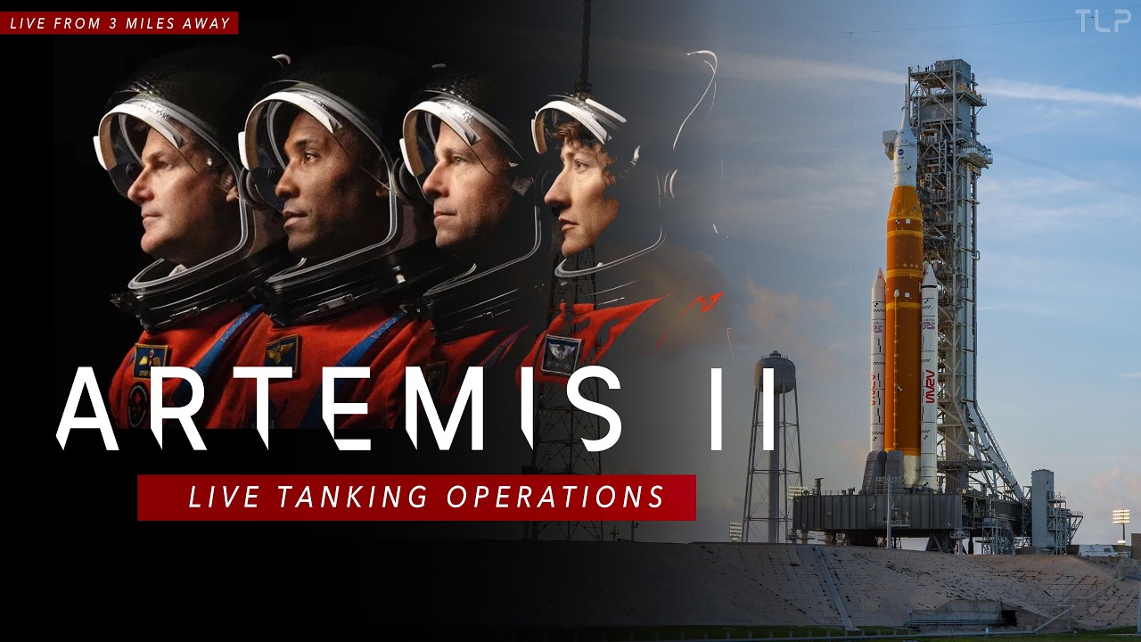 LIVE! Artemis II Tanking Operations Underway
