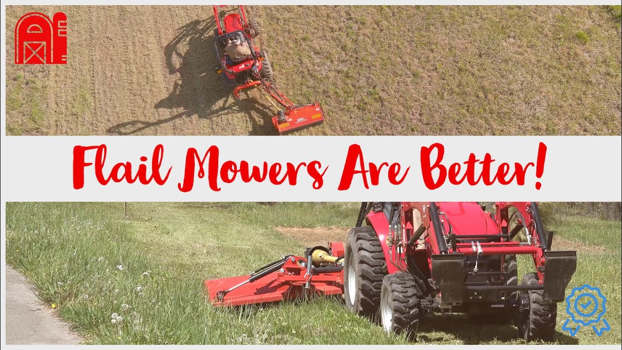 Косилка-измельчитель Offset Flail Mower лучше, чем Bush Hog? Фрезер для канав Offset Ditch Bank C...