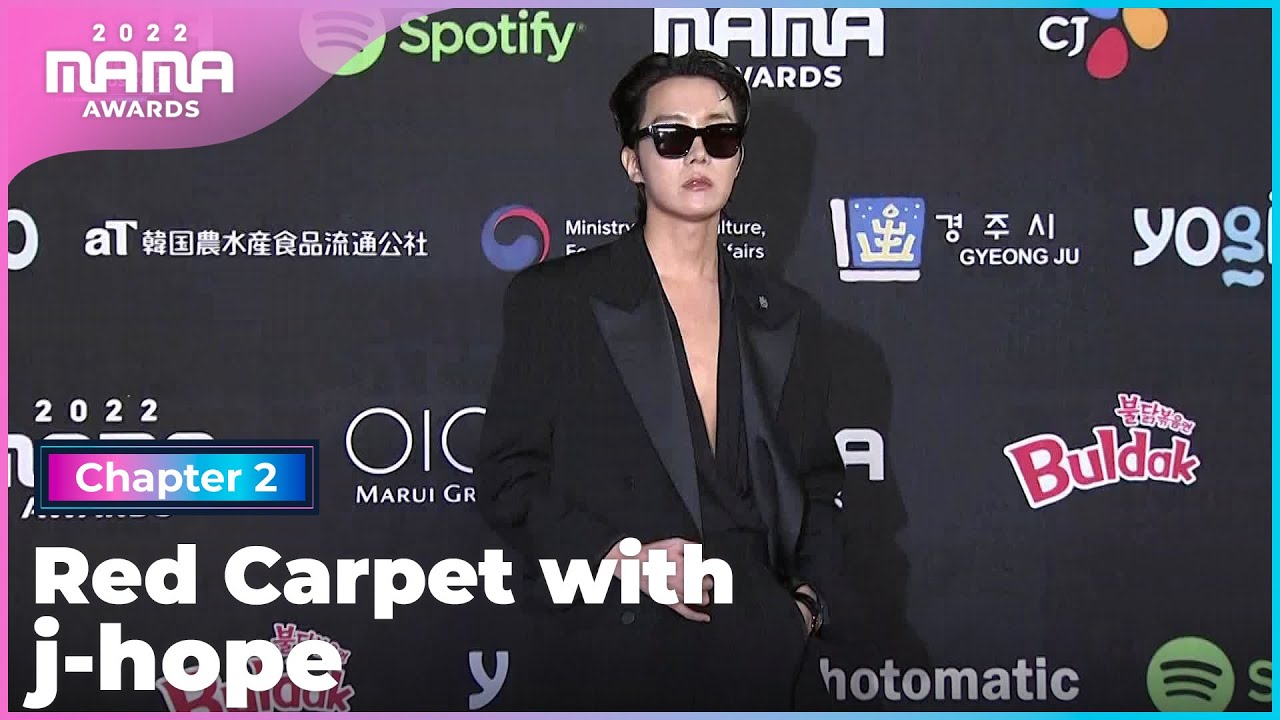 [2022 MAMA] Red Carpet with j-hope | Mnet 221130 방송