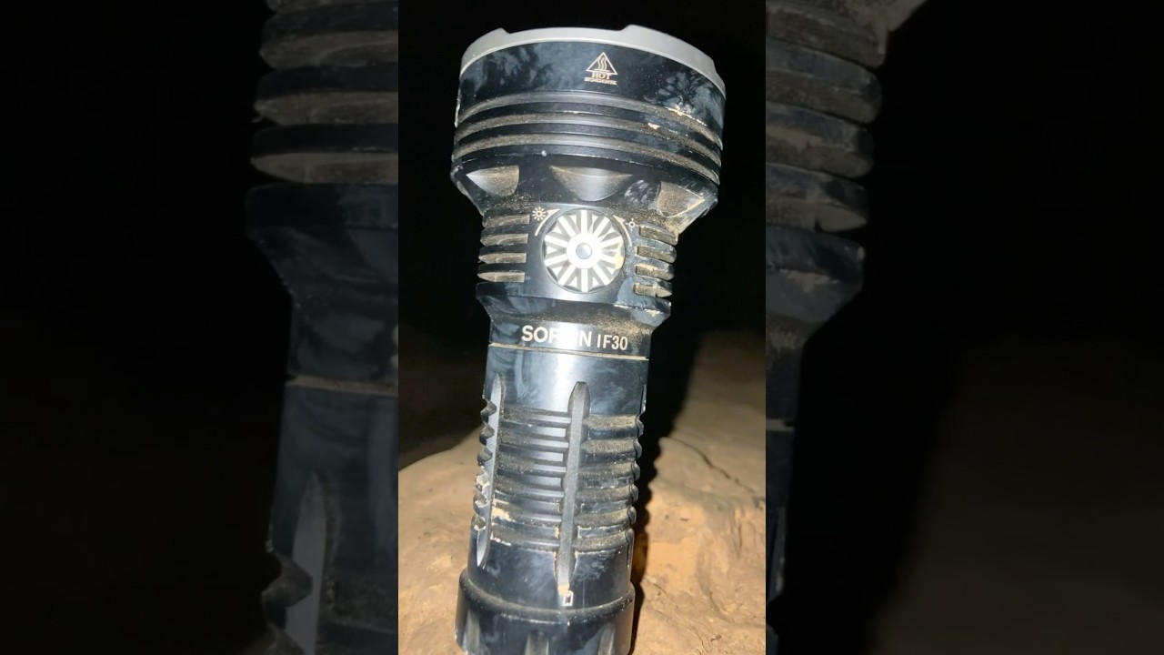 The 12,000 Lumen Sofirn IF30 In Action ! #cave #light