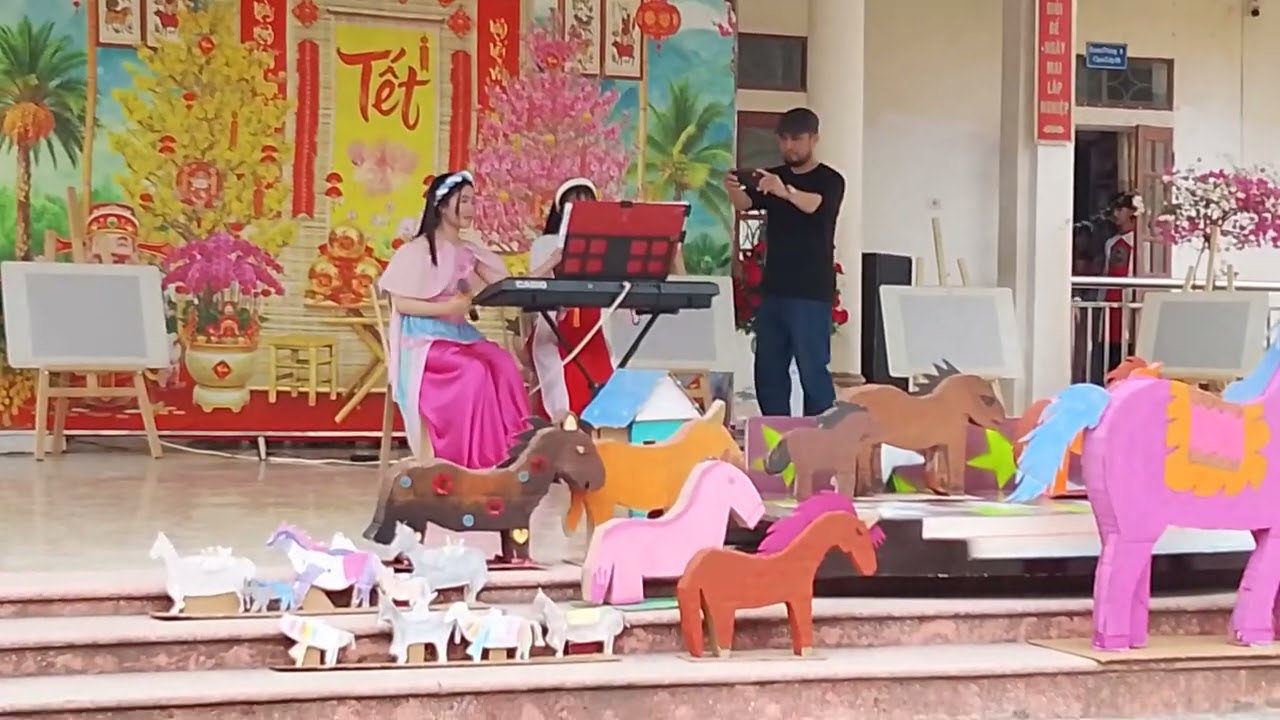Chương trình văn nghệ đón xuân Trường em