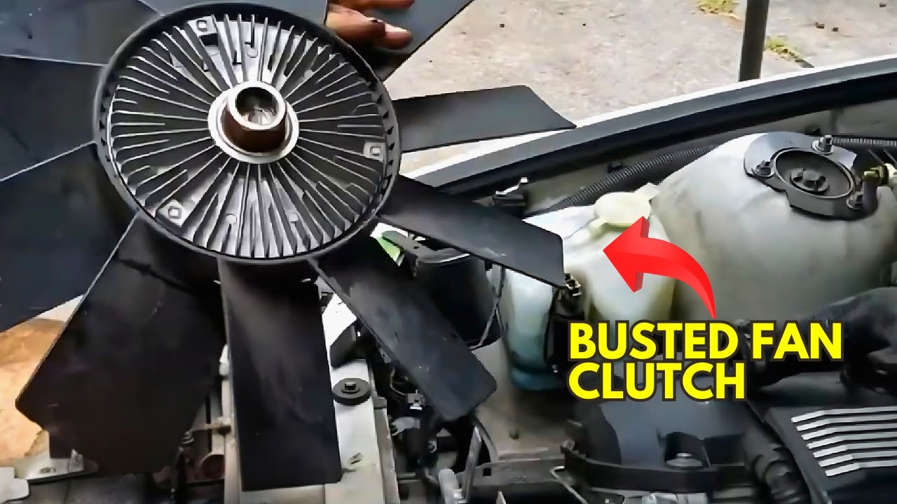 Снятие кожуха вентилятора и муфты вентилятора BMW E36 (восстановление системы охлаждения, часть 2...