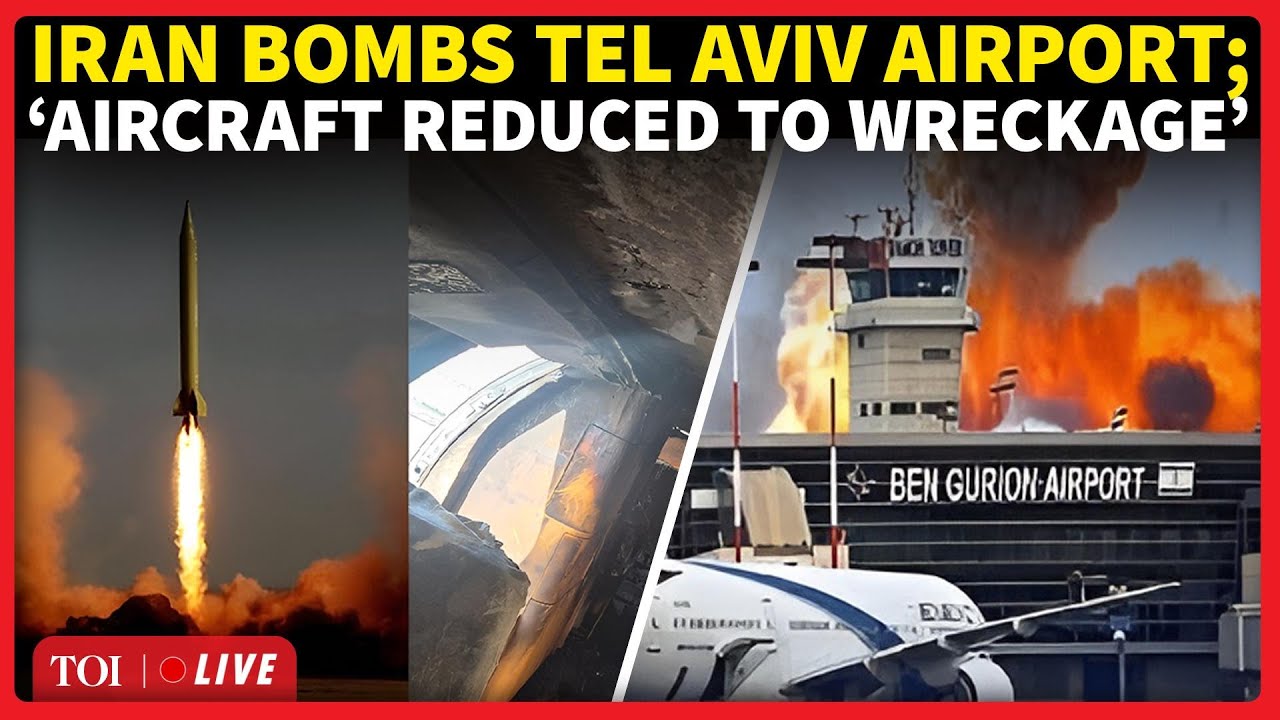Tel Aviv Airport BOMBED: ‘Three Planes Destroyed In Devastating Assault’ | Iran Rains Missiles