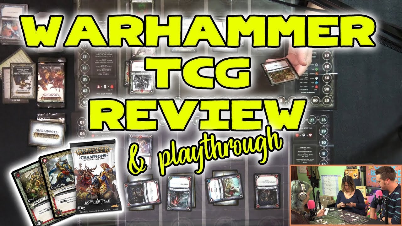 Warhammer TCG Game Review & Playthrough | Good Luck High Five Board Games