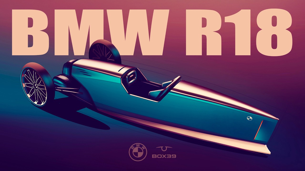 BMW R-18 ON THREE WHEELS