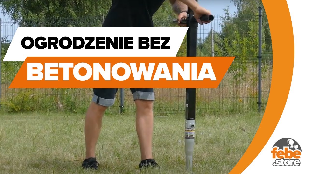 Ogrodzenie z siatki bez betonowania