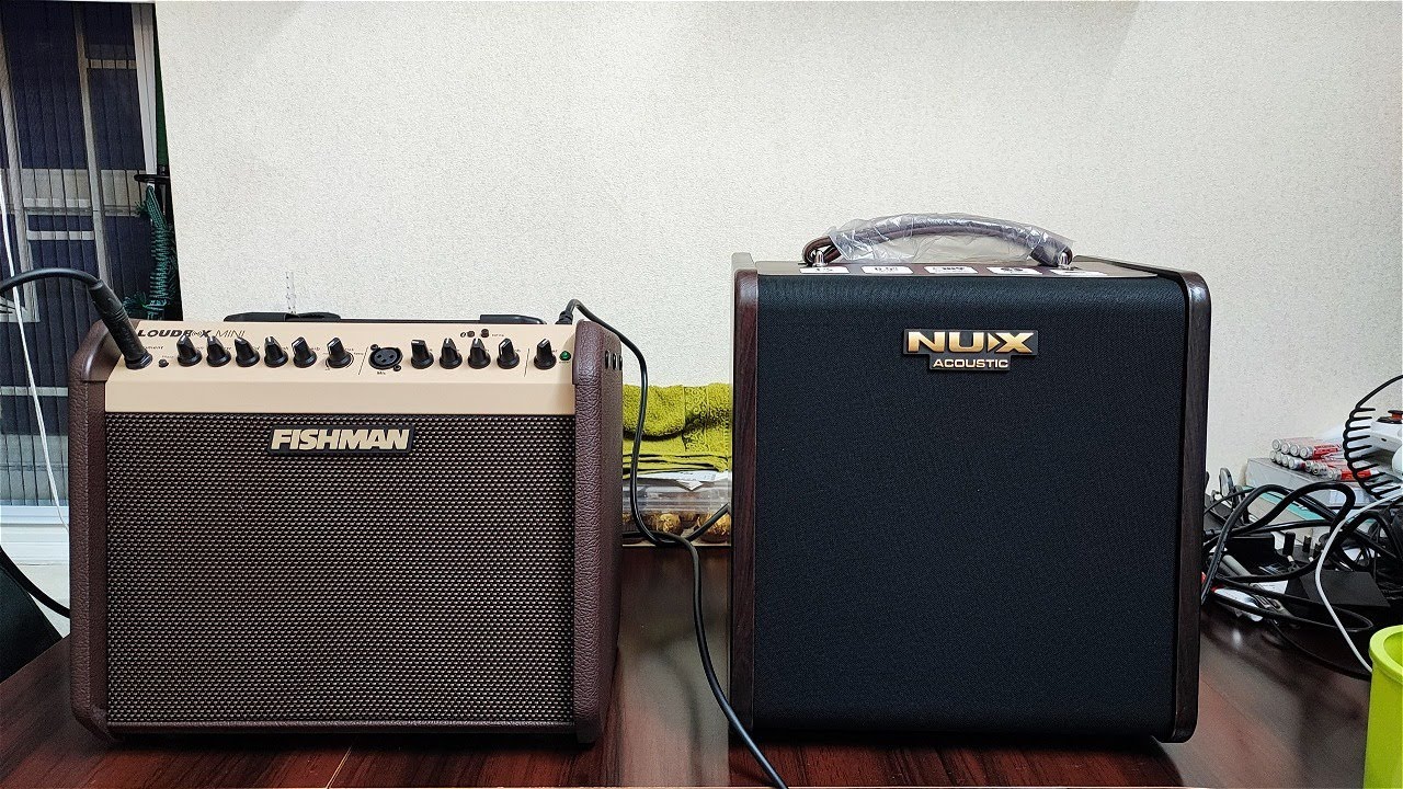 Fishman Loudbox Mini vs Nux AC-80 Stageman II Sound Comparison (No commentary)
