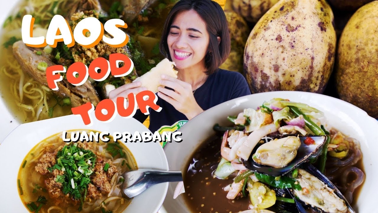 LAOS STREET FOOD | Гастрономический тур в Луангпхабанге, том 1