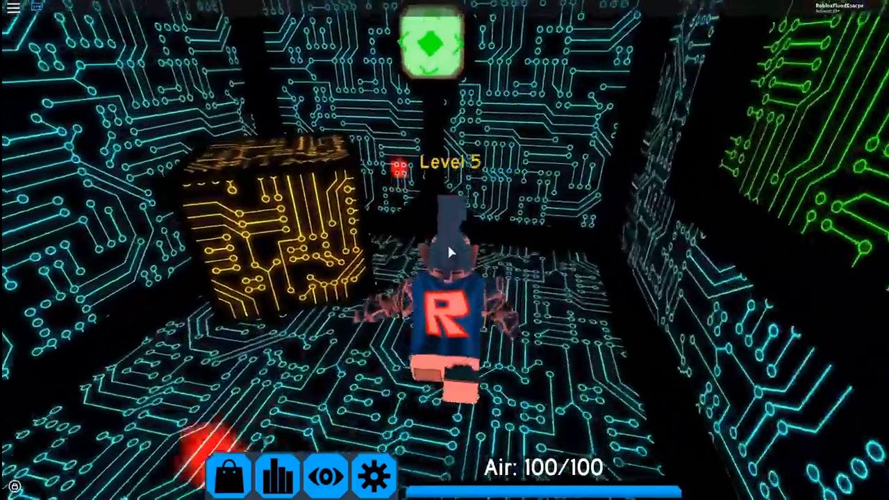Dark Sci-Facility but it has the roblox death sound lol |Roblox Flood Escape 2