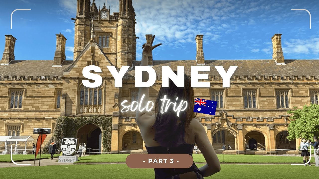 【シドニーVLOG】弾丸ひとり旅最終日🇦🇺流行スポットから流行ファッションまで盛りだくさん💕HENNE / シドニー大学 / The Grounds of the City etc...