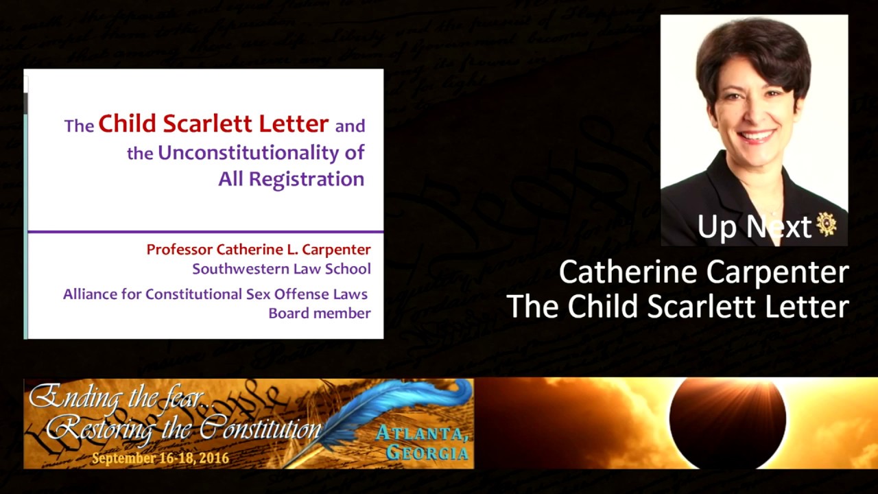 RSOL Conf 2016 The Child Scarlet Letter Carpenter