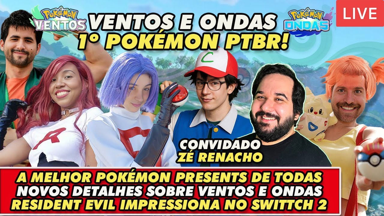 Finalmente Pokémon em PTBR! Tudo sobre Ventos e Ondas a Gen 10 de Pokémon e Mais